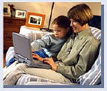 Reading to a child