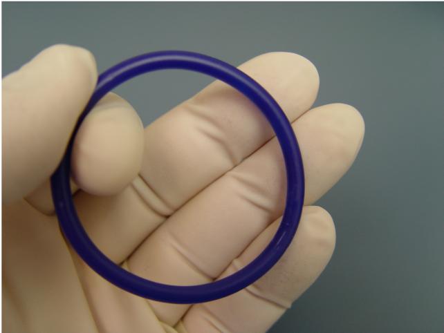 Contraceptive Ring (Purple Demonstration Version. Actual ring is clear in color.)