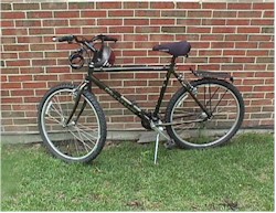 Bicycle against the wall