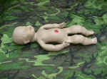 Normal pink color of the newborn