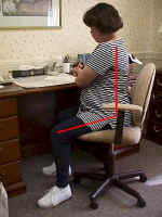 improper sitting posture
