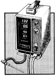 Electronic vital signs monitor.